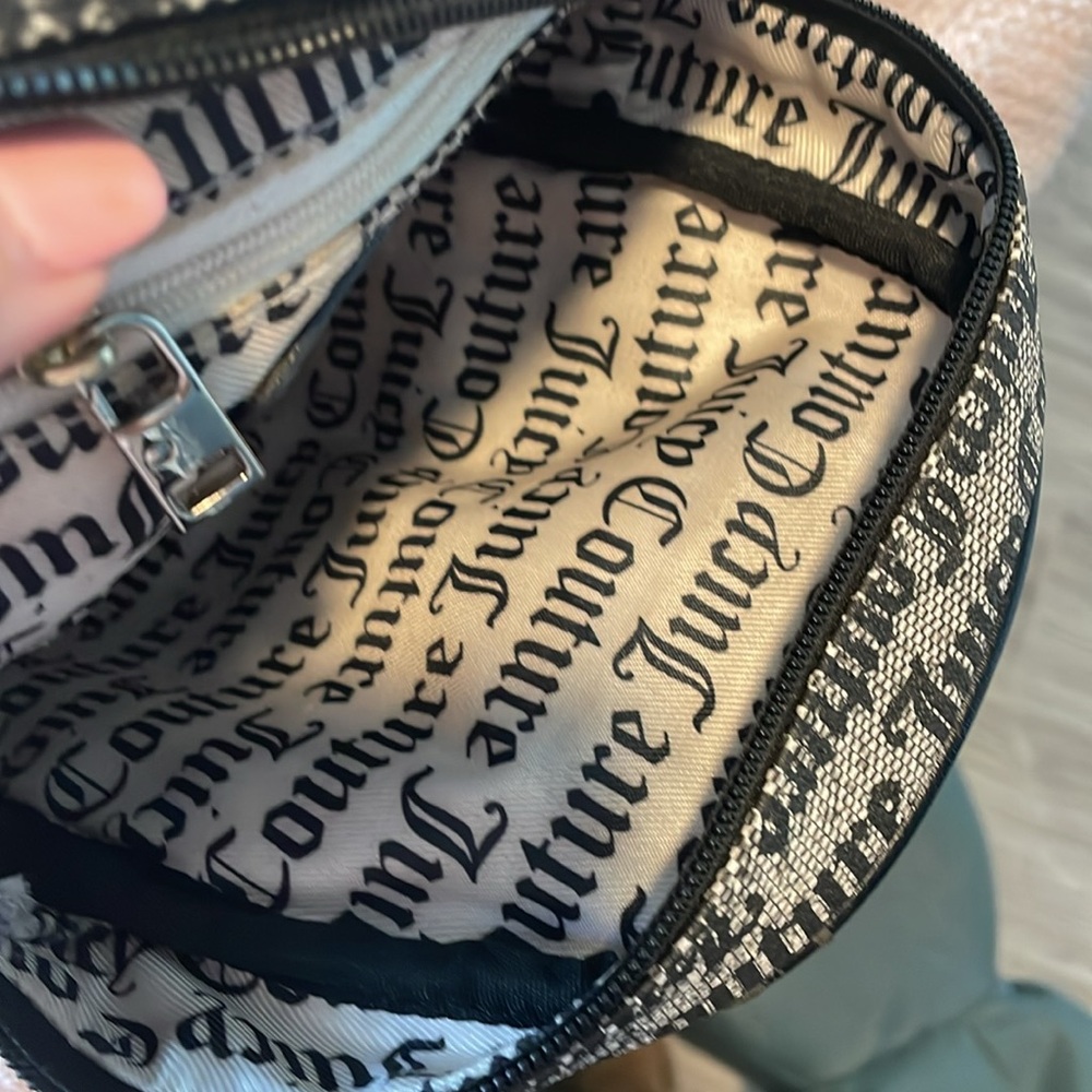 Juicy Couture Black and Gray Logo Backpack - Picture 14 of 16